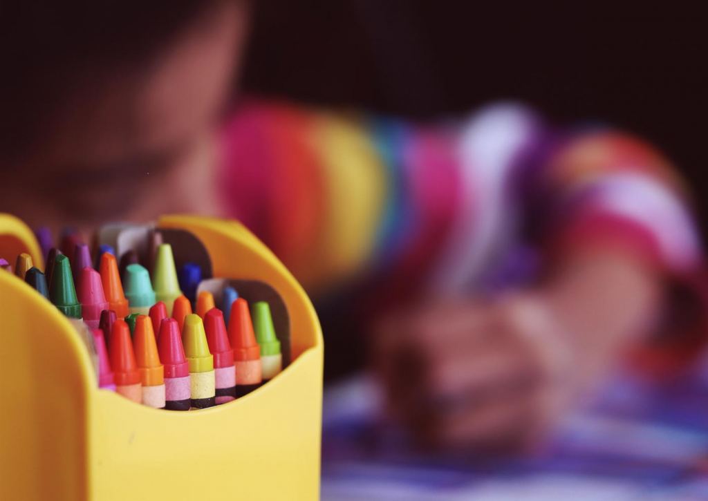 Children colouring