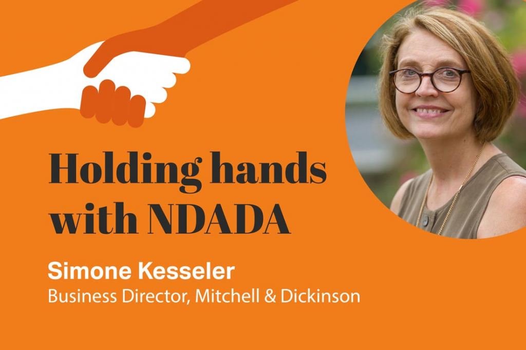Simone Kesseler Holding Hands with NDADA